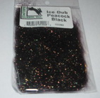 Ice dub Hareline peacock black
